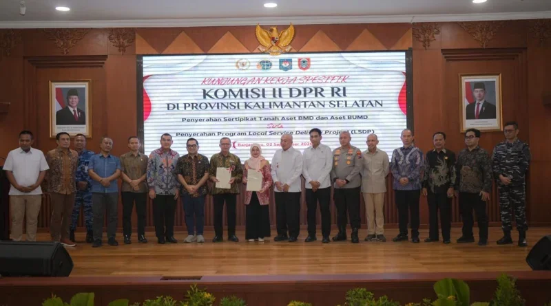 ATR/BPN Perkuat Pengamanan Aset Pemda Kalsel, Ratusan Bidang Tanah Resmi Bersertipikat
